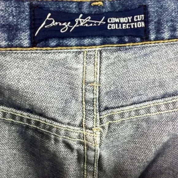 Wrangler Jeans Men 40X32 Blue George Strait Cowboy Cut Relaxed Medium Vintage - Picture 7 of 8